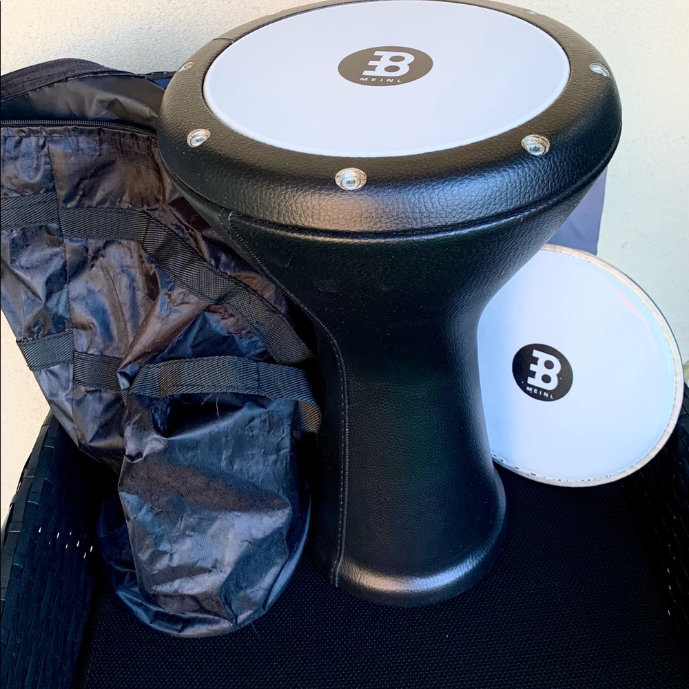 Used Great Condition: Meinl Aluminum Doumbek, Black Finish